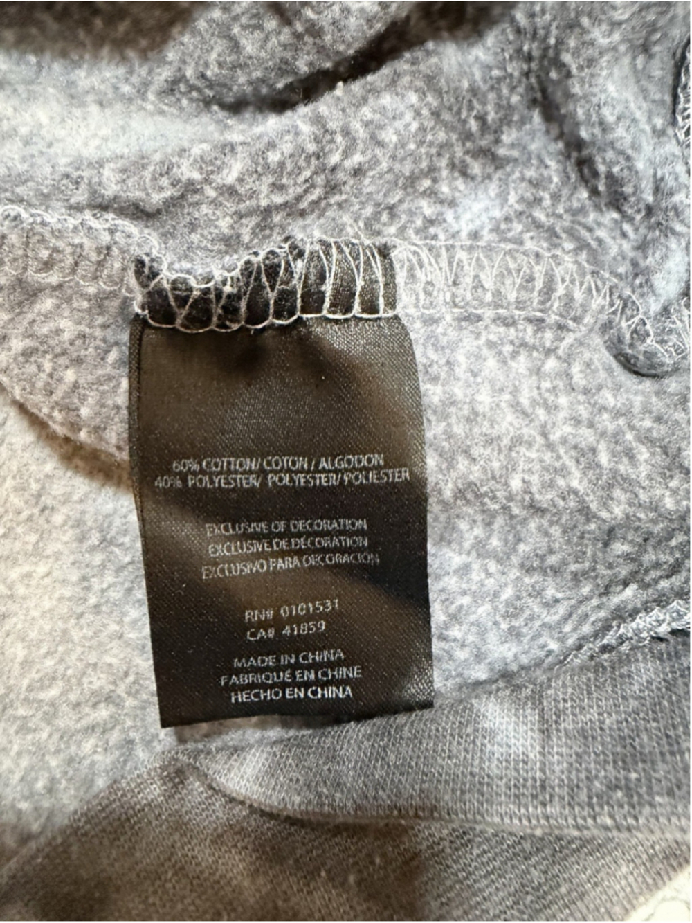 Mad Engine Men's Boyz n the Hood Gray Tie-Dye Pullover Fleece Hoodie M - Picture 6 of 7